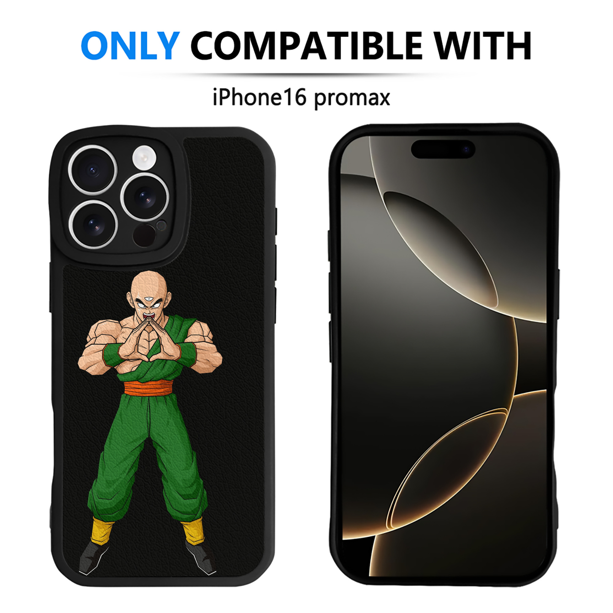 （画像用） ドラゴンボール DRAGON BALL 【iPhone 16シリーズ対応】シリコンスマホケース（レザー調） 材質：シリコン